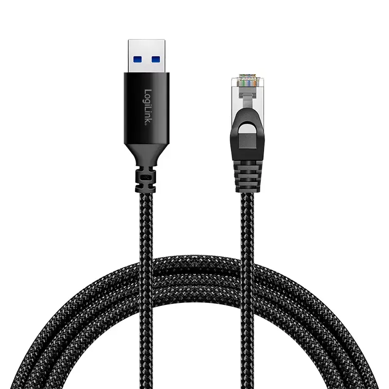 Verkkokaapeli LogiLink CU0403 RJ-45 Cat6 3 m musta