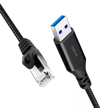 Verkkokaapeli LogiLink CU0404 RJ-45 Cat6 5 m musta