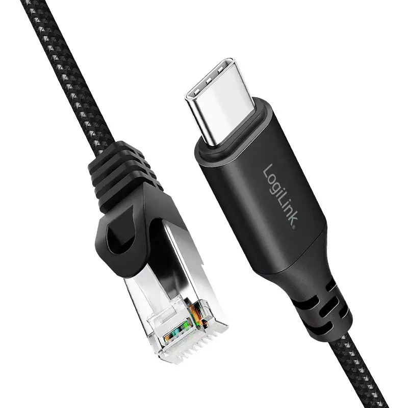 Verkkokaapeli LogiLink CU0412 RJ-45 Cat6 2 m musta
