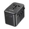 Matka-adapteri UNITEK P1122ABK01 universaali musta Type-C G I
