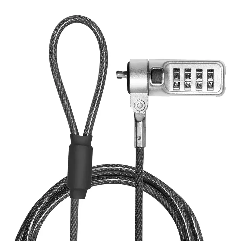 LogiLink NBS010 kaapelilukko musta hopea