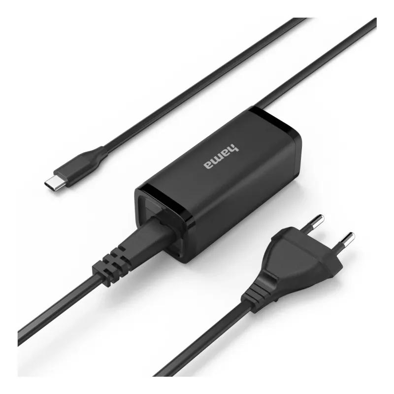 Hama 00200023 virtalähde 65W musta sisäkäyttöön kannettavalle
