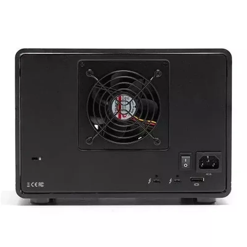 OWC ThunderBay 8 kiintolevyjärjestelmä pöytämalli musta 8 asemaa HDD SSD