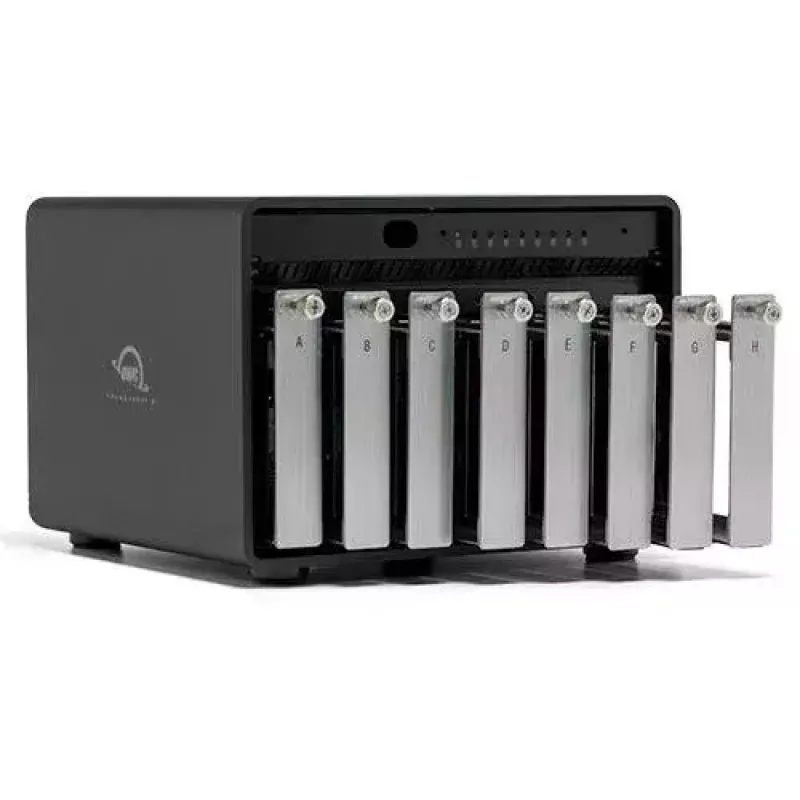 OWC ThunderBay 8 kiintolevyjärjestelmä pöytämalli musta 8 asemaa HDD SSD