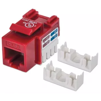 Intellinet Keystone Jack, Cat6, UTP, LSA, punainen