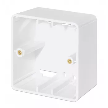 Intellinet pinta-asennusrasia 771900 771917 80x80x45mm signaloiva valkoinen RAL9003
