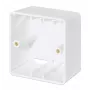 Intellinet pinta-asennusrasia 771900 771917 80x80x45mm signaloiva valkoinen RAL9003