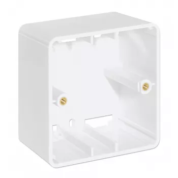 Intellinet pinta-asennusrasia 771900 771917 80x80x45mm signaloiva valkoinen RAL9003