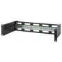 Intellinet 716345 telinekisko musta alumiini 487 mm x 210 mm x 89 mm