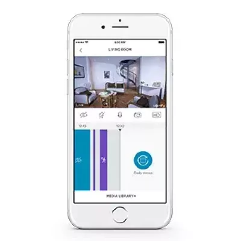 Somfy 2401485 IP-valvontakamera sisäkäyttöön 1280 x 720 pikseliä