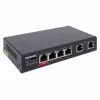 Intellinet 6-porttinen Fast Ethernet -kytkin 4 PoE-porttia 65W tehotarve