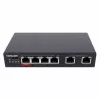 Intellinet 6-porttinen Fast Ethernet -kytkin 4 PoE-porttia 65W tehotarve
