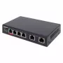 Intellinet 6-porttinen Fast Ethernet -kytkin 4 PoE-porttia 65W tehotarve