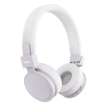 Hama Freedom Lit III kuulokkeet langattomat pääpanta puhelut/musiikki USB Type-C Bluetooth violetti, valkoinen