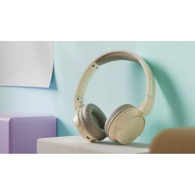 Philips TAH3209BG/00 kuulokkeet langattomat pääpanta puhelut/musiikki Bluetooth beige