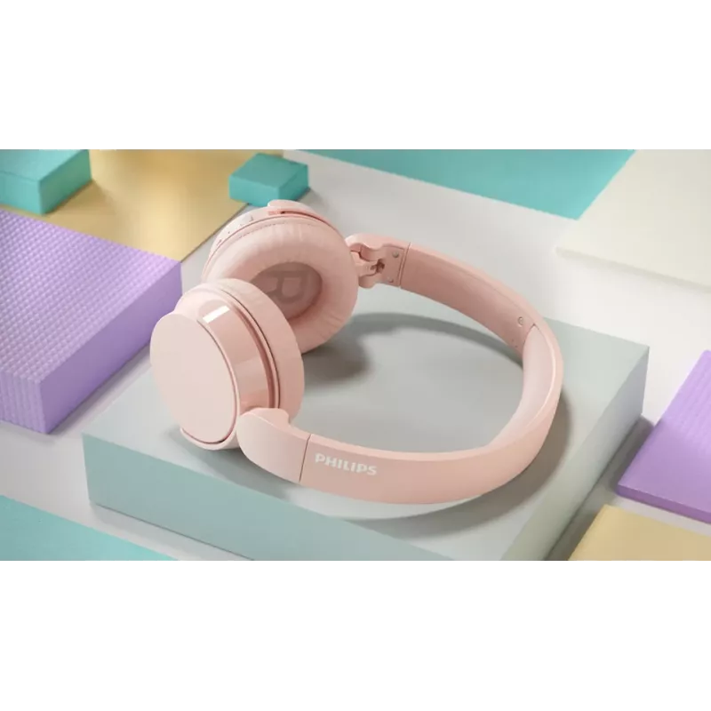 Philips 4000-sarja TAH4209PK/00 kuulokkeet langattomat pääpanta puhelut/musiikki Bluetooth pinkki