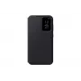 Samsung EF-ZS711CBEGWW Smart View Wallet Case -suojakotelo Galaxy S23 FE -puhelimelle, korttitasku, musta