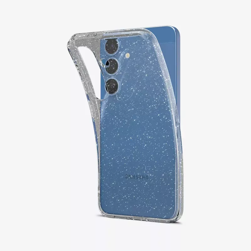 Suojakotelo Spigen Galaxy S25 Liquid Crystal Glitter läpinäkyvä