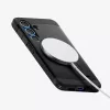 Spigen Galaxy S25 kotelo Tough Armor AI musta suojakotelo pöytätelineellä