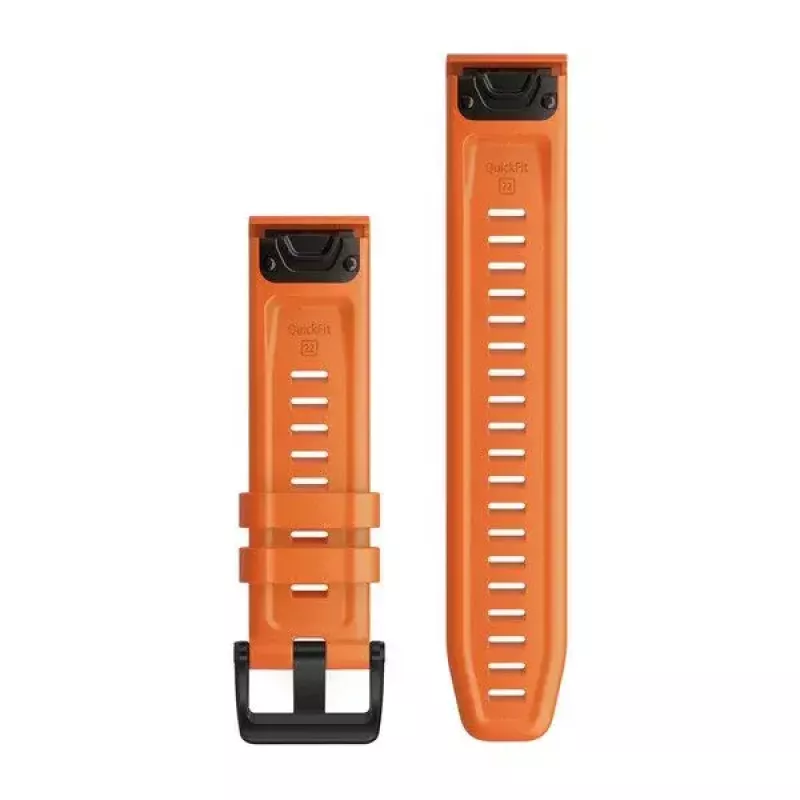 Ranneke Garmin QuickFit 22 oranssi silikoni