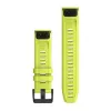 Ranneke Garmin QuickFit 22 keltainen silikoni