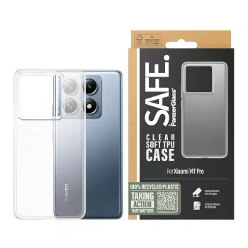 PanzerGlass SAFE. by ® TPU-kotelo läpinäkyvä Xiaomi 14T Pro