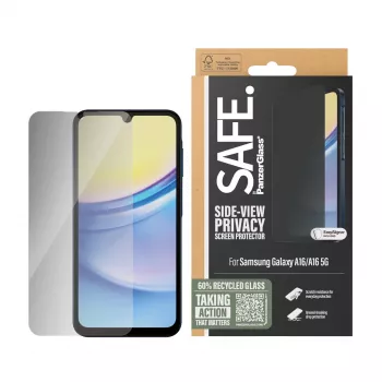 PanzerGlass SAFE. by ® tietosuojanäytönsuoja Samsung Galaxy A16 | A16 5G | Ultra-Wide Fit