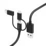 Hama 00201536 USB-kaapeli USB 2.0 1,5 m USB A USB C musta