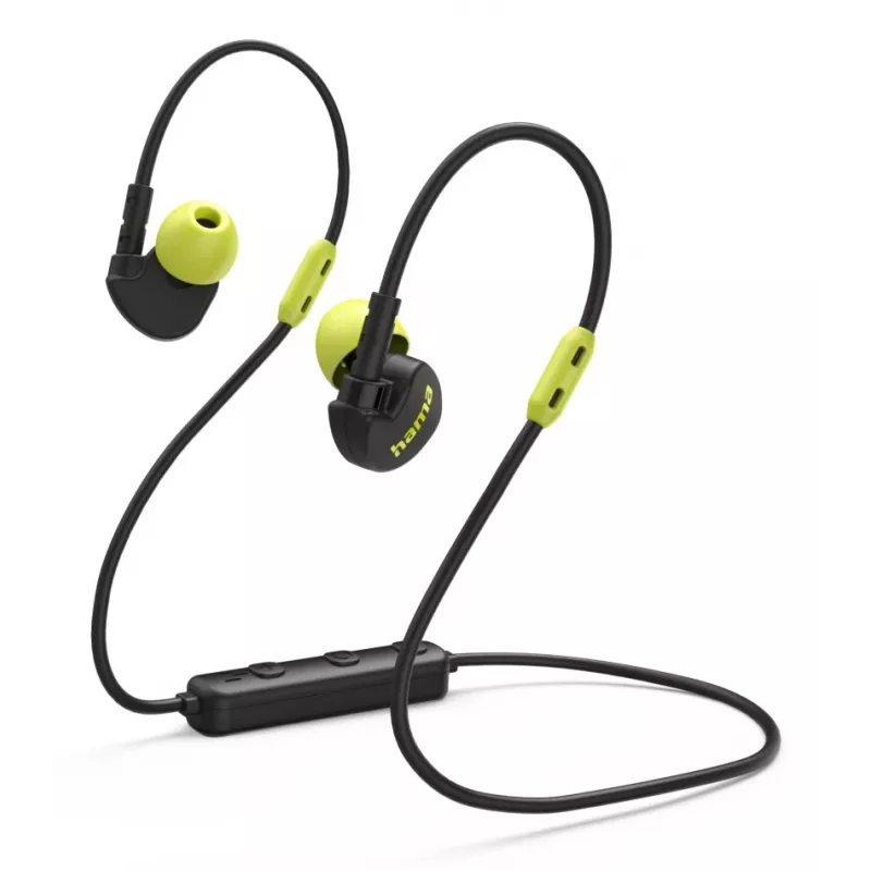 Hama Freedom Athletics III kuulokkeet langattomat in-ear urheilu musta, keltainen