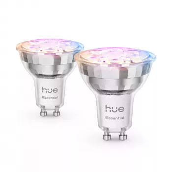 Philips Hue White and colour ambience Essential GU10 – älykohdevalo – 345 lm – 4,7 W – 2 kpl:n pakkaus