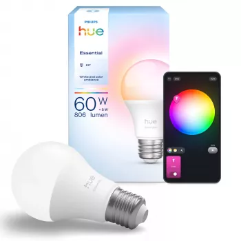 Philips Hue White and colour ambience Essential A60 – E27 älylamppu – 806 lm – 8W