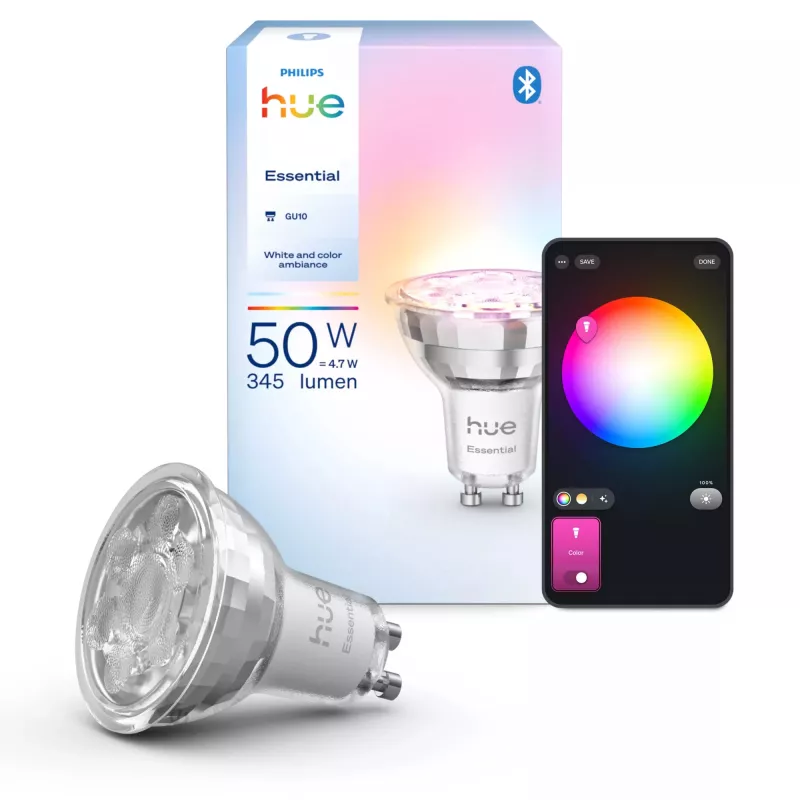 Philips Hue White and colour ambience Essential GU10 – älykohdevalo – 345 lm – 4.7W