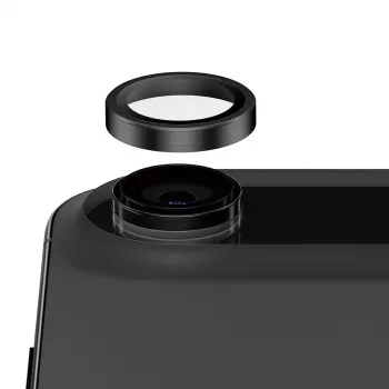 PanzerGlass Hoops Ceramic II kameran linssinsuoja iPhone Air naarmuuntumaton iskunkestävä musta