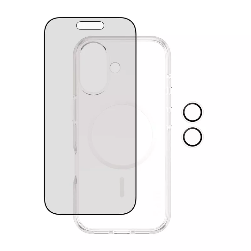 Suojakotelo PanzerGlass Case CARE iPhone 17 näytönsuojalla, 3-in-1-toiminnallisuus