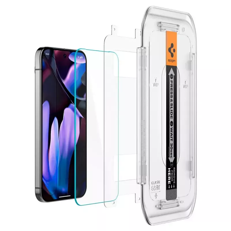 Spigen Glass Screen Protector EZ Fit GLAS.tR ohut Google Pixel 9 / 9 Pro