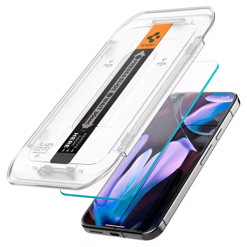 Spigen Glass Screen Protector EZ Fit GLAS.tR ohut Google Pixel 9 / 9 Pro