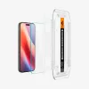 Spigen GLAS.tR EZ Fit lasinen näytönsuoja iPhone 16 Pro Max / 17 Pro Max -puhelimelle, 2 kpl:n pakkaus, kirkas