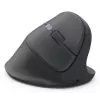 Hama 00173092 EWM-600R ergonominen pystyhiiri, oikeakätisille, langaton 2,4 GHz + Bluetooth, usean laitteen, optinen 1600 DPI, ladattava, musta