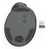 Hama 00173092 EWM-600R ergonominen pystyhiiri, oikeakätisille, langaton 2,4 GHz + Bluetooth, usean laitteen, optinen 1600 DPI, ladattava, musta