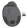 Hama 00173093 EWM-600L ergonominen pystyhiiri, vasenkätisille, langaton 2,4 GHz + Bluetooth, usean laitteen, optinen 1600 DPI, ladattava, musta