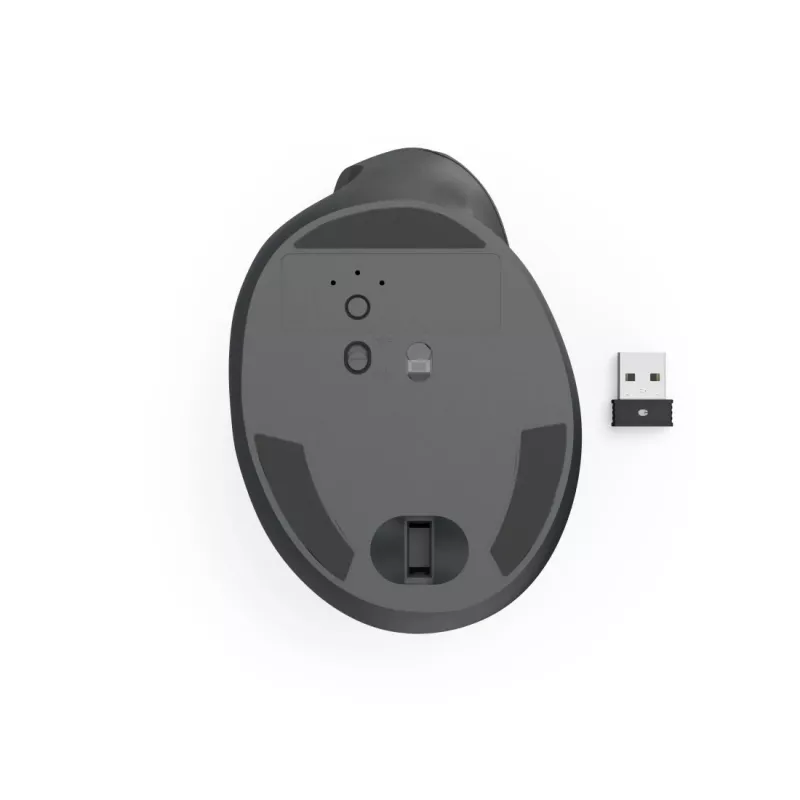 Hama 00173089 EWM-500L ergonominen pystyhiiri, vasenkätisille, langaton RF, optinen 1800 DPI, musta