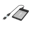 Hama 00200760 tallennuskotelo HDD/SSD-kotelo musta 2.5