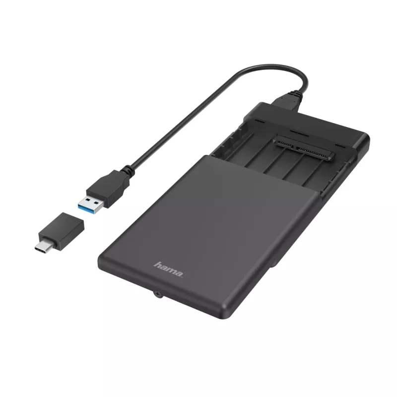 Hama 00200760 tallennuskotelo HDD/SSD-kotelo musta 2.5