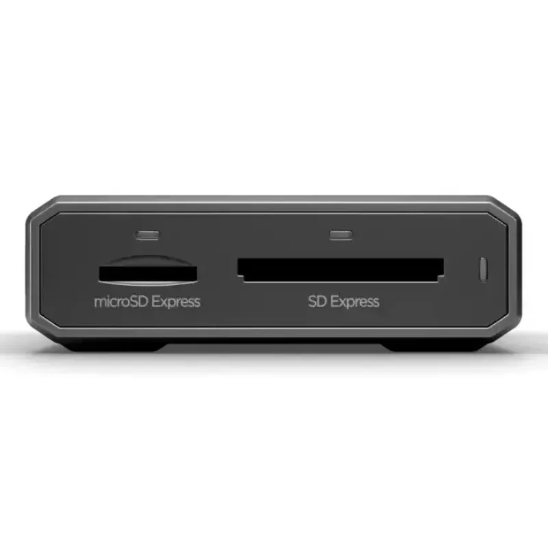 Kortinlukija SANDISK PRO-READER USB 3.2 Gen 2 (Type-C) — tukee MicroSD ja SD, musta/harmaa, 60×115,3×19,1 mm