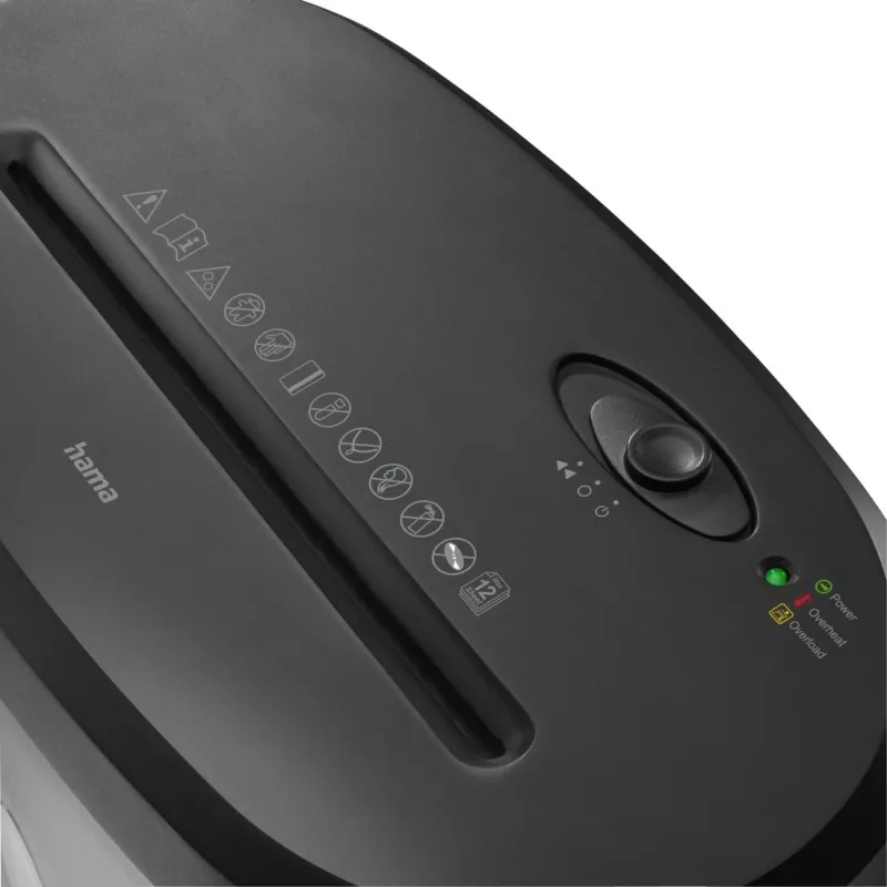 Hama Safe X120 paperisilppuri ristisilppu 68 dB 22 cm musta