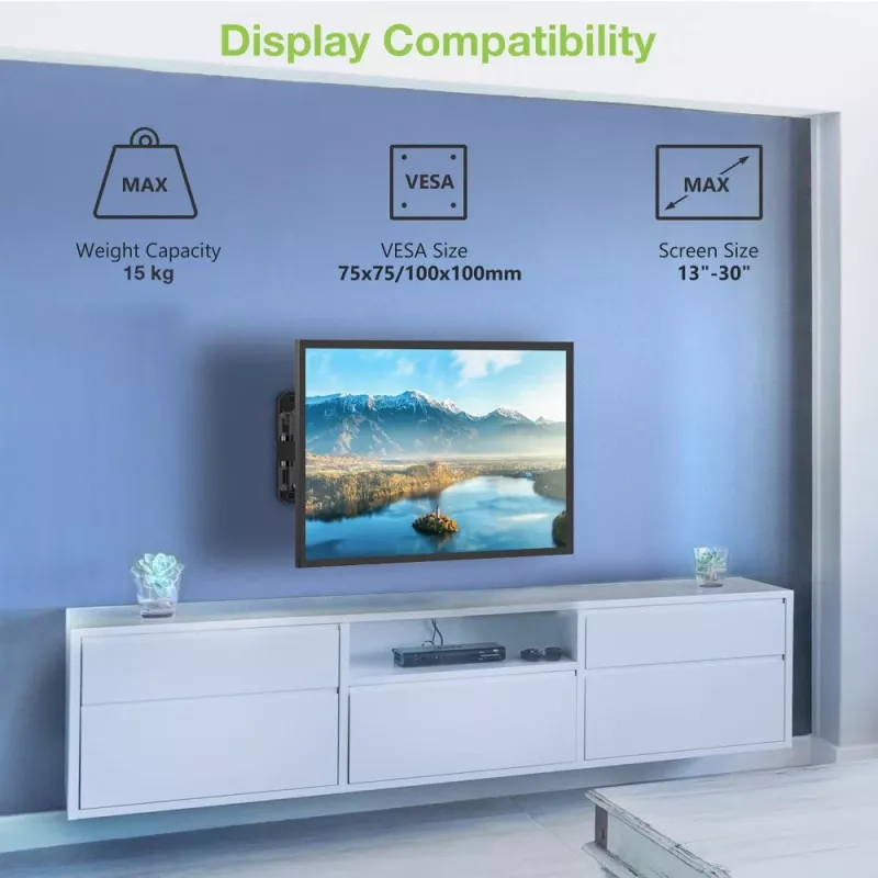 Techly seinäteline LCD LED 33-76,2 cm (13-30