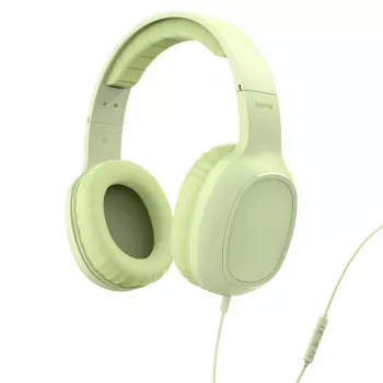 Kuulokemikrofoni Hama Fun C johdollinen USB Type-C vihreä 20-20000 Hz 1,2m