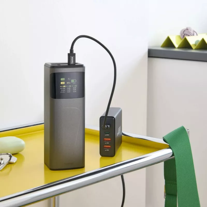 Hama High Power litiumioniakku (Li-Ion) 24000 mAh harmaa