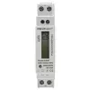 Yksivaiheinen energiamittari QOLTEC 50887 1-vaiheinen 230V LCD ohut