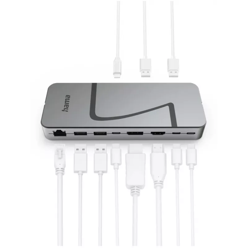 Hama Connect2Office Speed USB 3.2 Gen 1 (3.1 Gen 1) Type-C 40000 Mbit/s antrasiitti